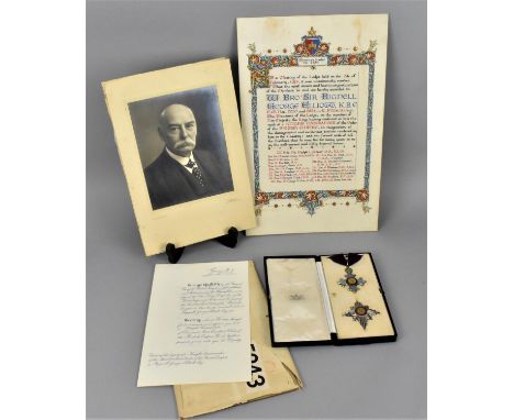 A cased set of the KBE insignas, Knight Commander of the Most Excellent Order of the British Empire, military division 1st ty