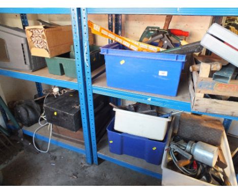 A MIXTURE OF TOOLS AND PARTS ETC