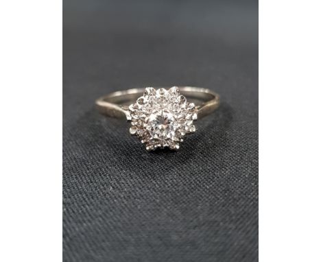 14CT GOLD AND DIAMOND RING