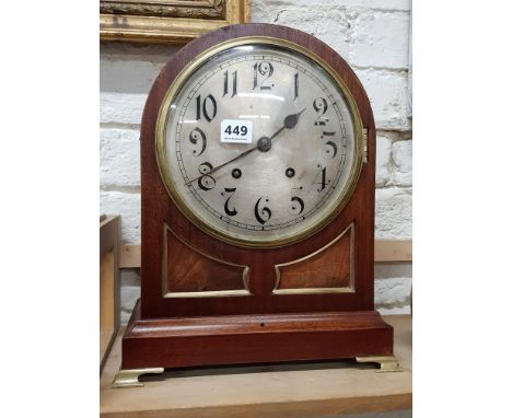 LATE VICTORIAN BRACKET CLOCK SD NEIL BEL;FAST WITH A TING TANG MOVEMENT BY WINTERHALDER AND HOFMEIER GERMANY