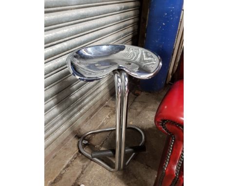 VINTAGE 1960'S/70'S RODNEY KINSMAN TRACTOR SEAT CHROME STOOL