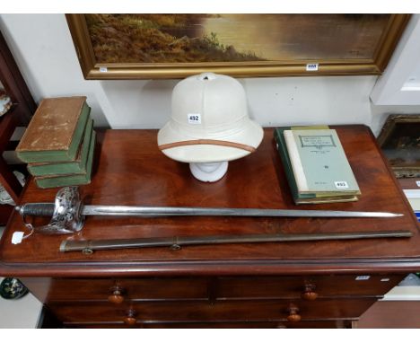 GEORGE V INFANTRY OFFICERS SWORD - HH BREWER 20TH DURHAM LIGHT INFANTRY 1915 - HENRY HILL BREWER LIVED AT 29 FRANKLIN STREET,