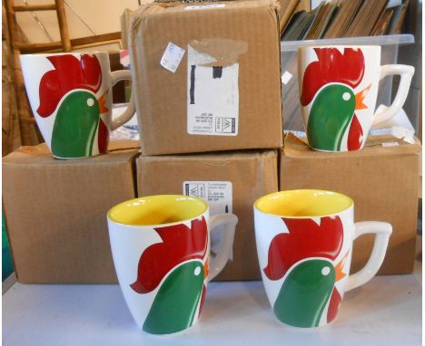 Four vintage Kellogg's advertising mugs in original boxes