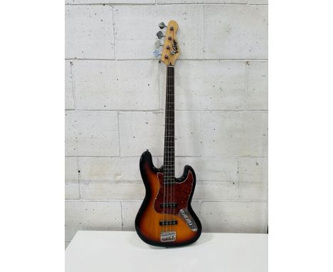 Vintage bass guitar. Estimate: £30-50.
