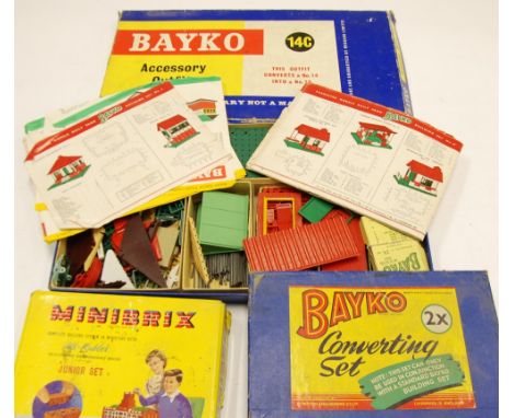 PLIMPTON ENGINEERING CO., LTD BAYKO BOXED ACCESSORY OUTFIT NO. 14C, with instructions/plans, a CONVERTING SET  No. 2X TOGETHE