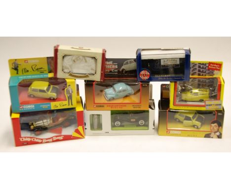 FIVE CORGI CLASSICS TV RELATED MINT AND BOXED DIE CAST VEHICLES viz The Avengers, vintage vehicle with figure of John Steed; 