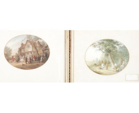 SIX OVAL LE BLOND PRINTS 73 - The Burning Glass 82 - The Pedler 85 - May Day 91 - Waiting at the Ferry 92 - The Swing 93 - Th
