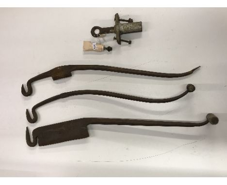 A group of early clog making tools.