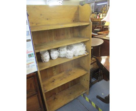 A pine five shelf bookcaseLocation: CL 