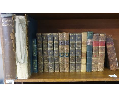 A Collection of Vintage books to include Dukery Records by R White Worksop, 10 vols of Rollins Ancient History and a signed f