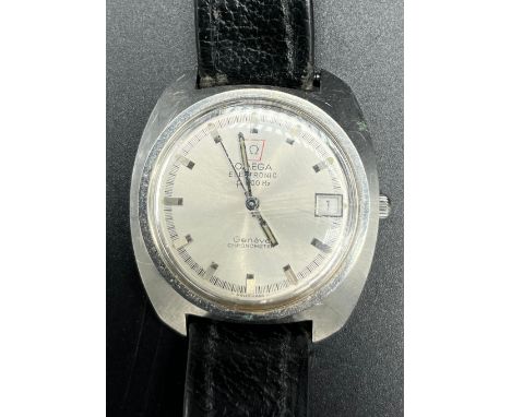 Vintage Omega Electronic Geneve Chronometer gent's wrist watch. [Non Runner] 