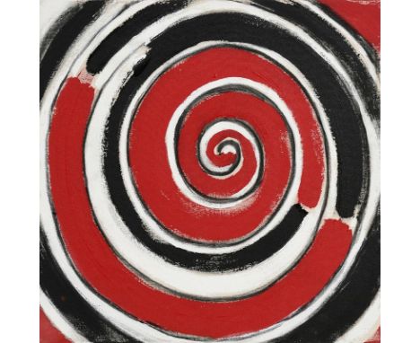 Sir Terry Frost (1915-2003)R, B and W Spiral for 00 (2000)oil on canvassigned, titled and dated (20) '00 verso56 x 56cm (22 x