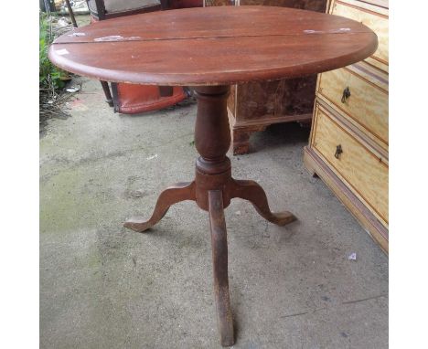 Victorian circular top tripod table