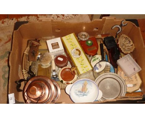 Miscellaneous items &amp; a black leather briefcase