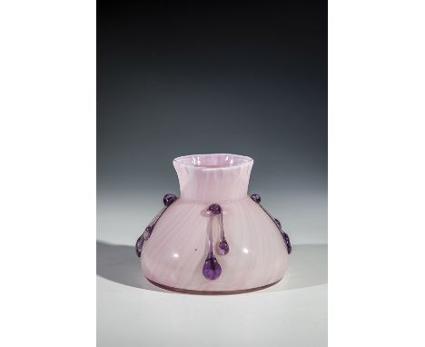 Vase Georg Carl von Reichenbach (Entwurf), Kristallglasfabrik Benedikt von Poschinger, Oberzwieselau, 1906-10 Farbloses Glas,
