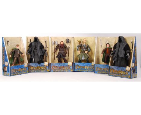 A collection of 6x Lord Of The Rings ' Return Of The King ' ' Deluxe ' large scale ( 11" scale ) action figures. Comprising: 