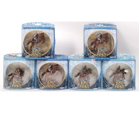 A collection of 6x assorted Play Along made ' Lord Of The Rings ' ' Battle Scale Figures ' figure sets. All highly detailed, 