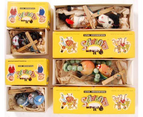 A charming collection of 4x vintage 1960's Pelham Puppet puppets. All within the original and correct boxes. Comprising: A8 C