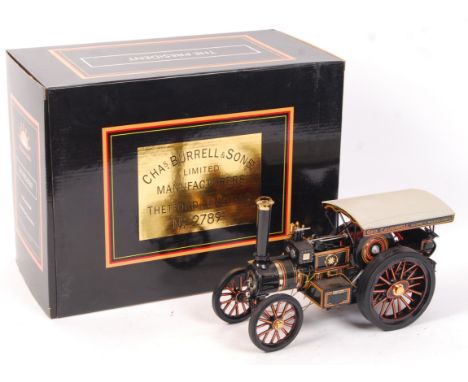 A rare superbly detailed Midsummer Models 1:24 scale precision diecast &amp; plastic model steam traction engine No. MSM004 '