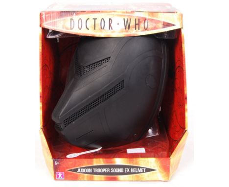 A Character Options made BBC Doctor Who / Dr Who ' Judoon ' ' Sound FX Helmet.' Factory sealed, within the original box.