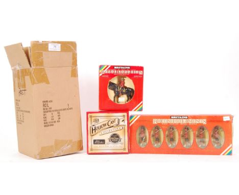 An original unused Britains trade-pack / stock box of 40200 ' Royal Scots Greys Mounted '. Two being sealed within their ship