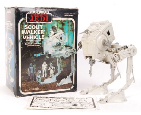 An original vintage Clipper made Star Wars action figure vehicle ' Scout Walker Vehicle '. Appears complete, including the to