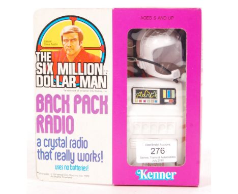 An original rare vintage 1970's ' Six Million Dollar Man ' Kenner made ' Back Pack Radio ' action figure accessory set. Conte