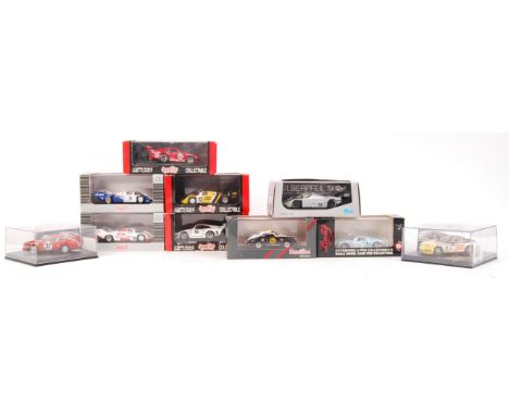 A good collection of 10x 1:43 scale various branded precision model diecast cars, largely Quartzo. To include; Max Models Sau