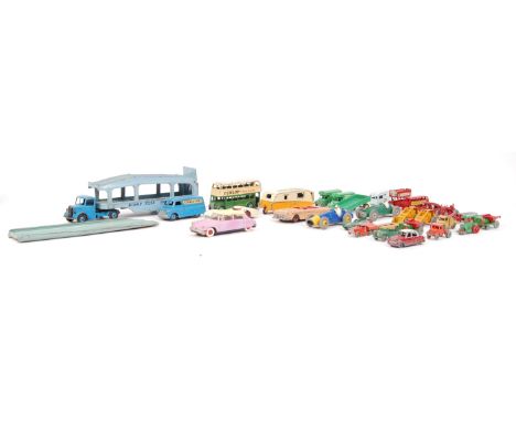 A collection of original vintage Dinky and Matchbox Lesney diecast scale model vehicles.   Dinky models to include: Loading R