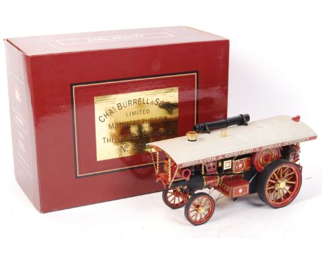 A rare superbly detailed Midsummer Models 1:24 scale precision diecast &amp; plastic model steam traction engine No. MSM003 '