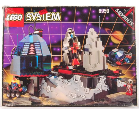 An original vintage Lego ' Spyrius ' series boxed set No. 6959 ' Lunar Launch Site '. Unchecked for completeness, but appears