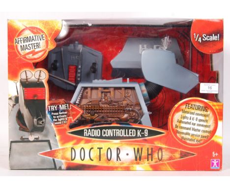 A Character Options made Dr Who / Doctor Who ' Radio Controlled K-9 ' set. Large 1:4 scale. Contents appear mint and unused w