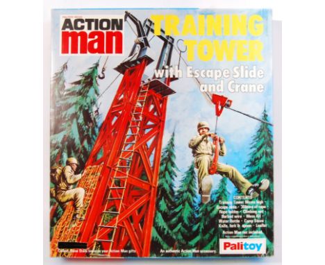 A rare ex-shop-stock Palitoy made Action Man ' Training Tower ' playset. Comes 100% complete and unused, with the original in