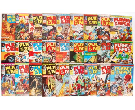 A good collection of vintage Marvel Comics comic books ' Planet of The Apes '. A near complete run, featuring: #1 ( October 1