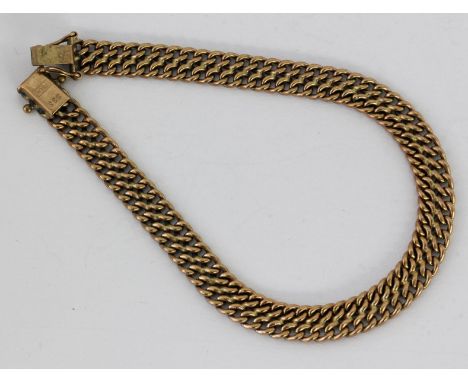 ARMBAND333/000 Gelbgold. L.19,5cm, ca. 13,1g   A BRACELET 333/000 yellow gold. 19.5 cm long, approximately 13.1 grams. Keywor