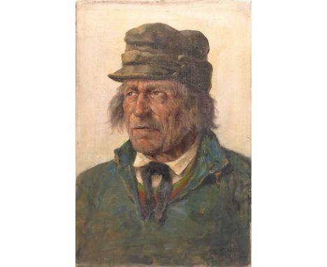 Luckhardt, Karl1886 Praunheim - 1970 Frankfurt. Portrait eines Mannes. Öl auf Leinwand. Unten rechts signiert und 1931. Größe