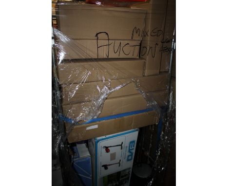A CAGE OF MOSTLY LIGHTING PLUS ELECTRIC SCOOTER, CD PLAYER, JUKE BOX ETC A/F