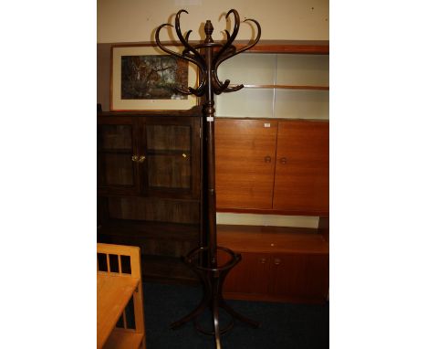 A VINTAGE BENTWOOD COAT STAND