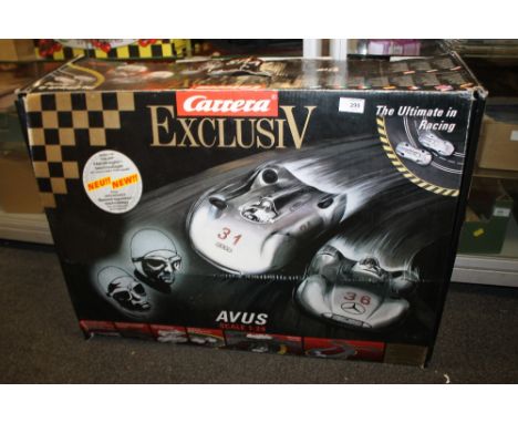 A BOXED CARRERA EXCLUSIV AVUS  1:24 SCALE 20310 RACING SET