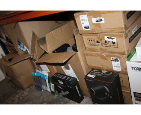 A QUANTITY OF MIXED BOXES TO INCLUDE LIGHTING, ELECTRICALS, CABLES ETC A/F