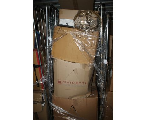 A CAGE OF MIXED ITEMS TO ITEMS TO INCLUDE PHONE CASES, LIGHTING ETC A/F