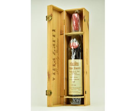 A bottle of 1987 Villa Zarri Brandy Italiano 18 Anni Millesimato, 150cl, 44% vol, limited edition no 342/410, comes in magnum