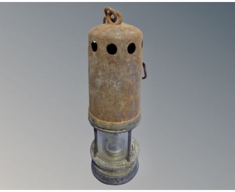 An early 20th century miner's safety lamp 