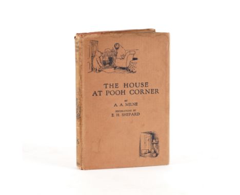 MILNE, A. A. (1882-1956). The House at Pooh Corner, London, 1928, 8vo, half title, illustrations by E. H. Shepard, some full-