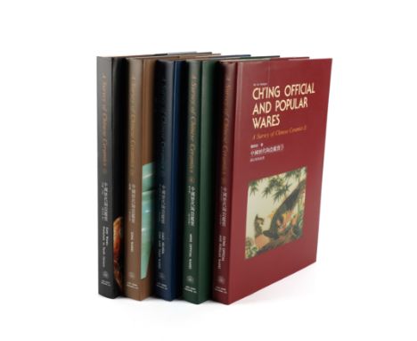 CHINESE CERAMICS - Liu LIANG-YU. A Survey of Chinese Ceramics, Taiwan, 1991, 5 volumes, folio, coloured illustrations, origin