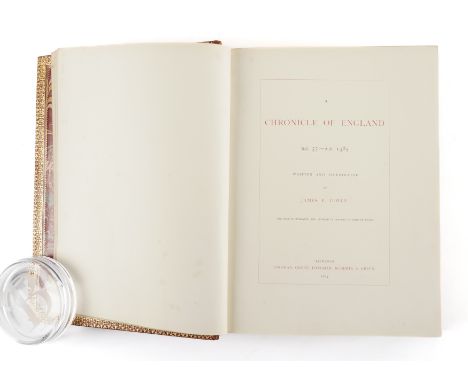 COLOUR PRINTING - James E. DOYLE (1824-83). A Chronicle of England B.C. 55 - A.D. 1485, London, 1864, 4to, 81 coloured illust