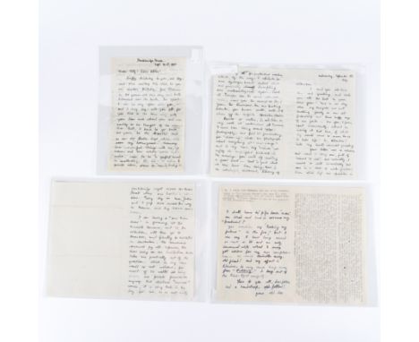 FEININGER, Lyonel (1871-1956). A series of 15 letters, of which two autograph and the remainder typed, all but three signed (