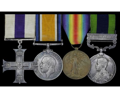 A Great War Egypt operations M.C. group of four awarded to Captain P. J. W. McClenaghan, Indian Army, who was tragically murd