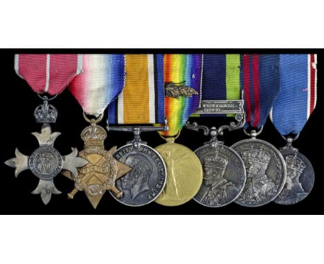 Sold by Order of a Direct DescendentA Great War O.B.E. group of seven awarded to Major-General H. H. Blake, Royal Army Medica