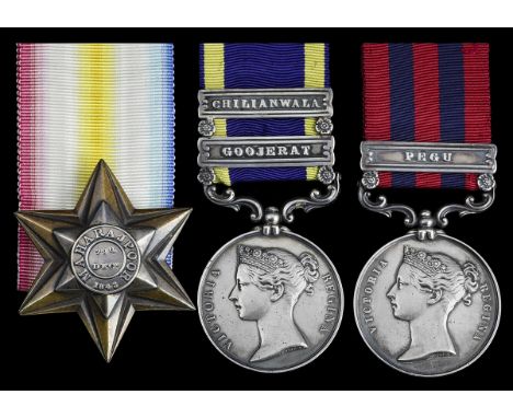 (x) Three: Major-General C. B. Young, Bengal Sappers and Miners, who built the pontoon bridge over the River Chenab in Novemb
